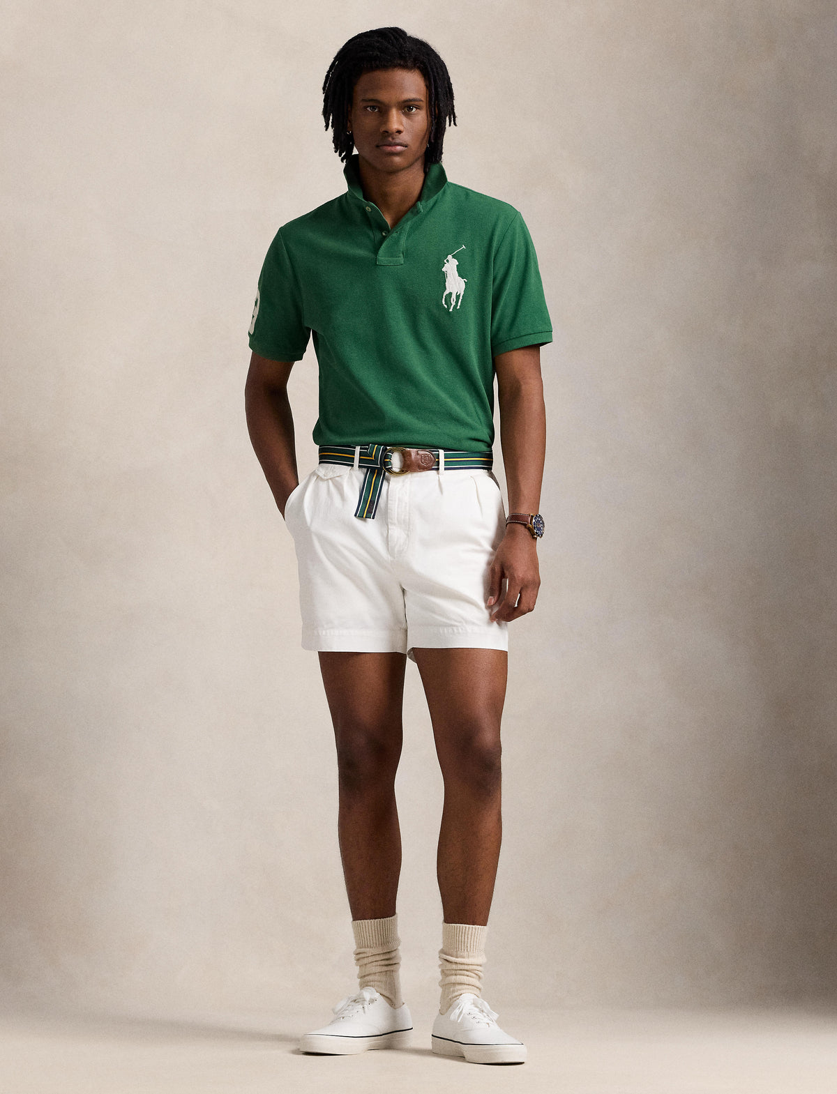 Polo Ralph Lauren - Mesh Polo - Large Pony - Green