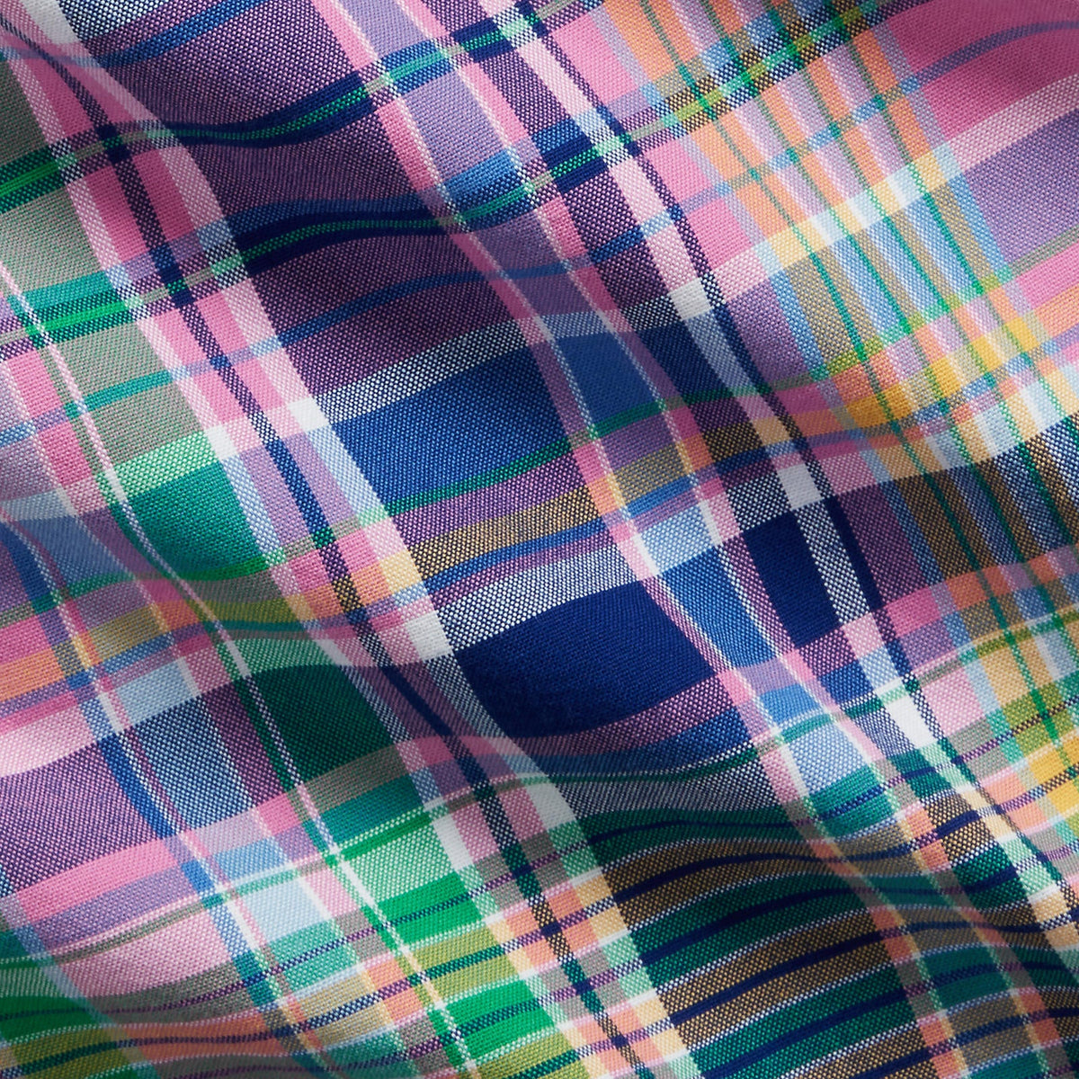 Polo Ralph Lauren - Oxford Shirt-t - Check - Pink/Green Multi