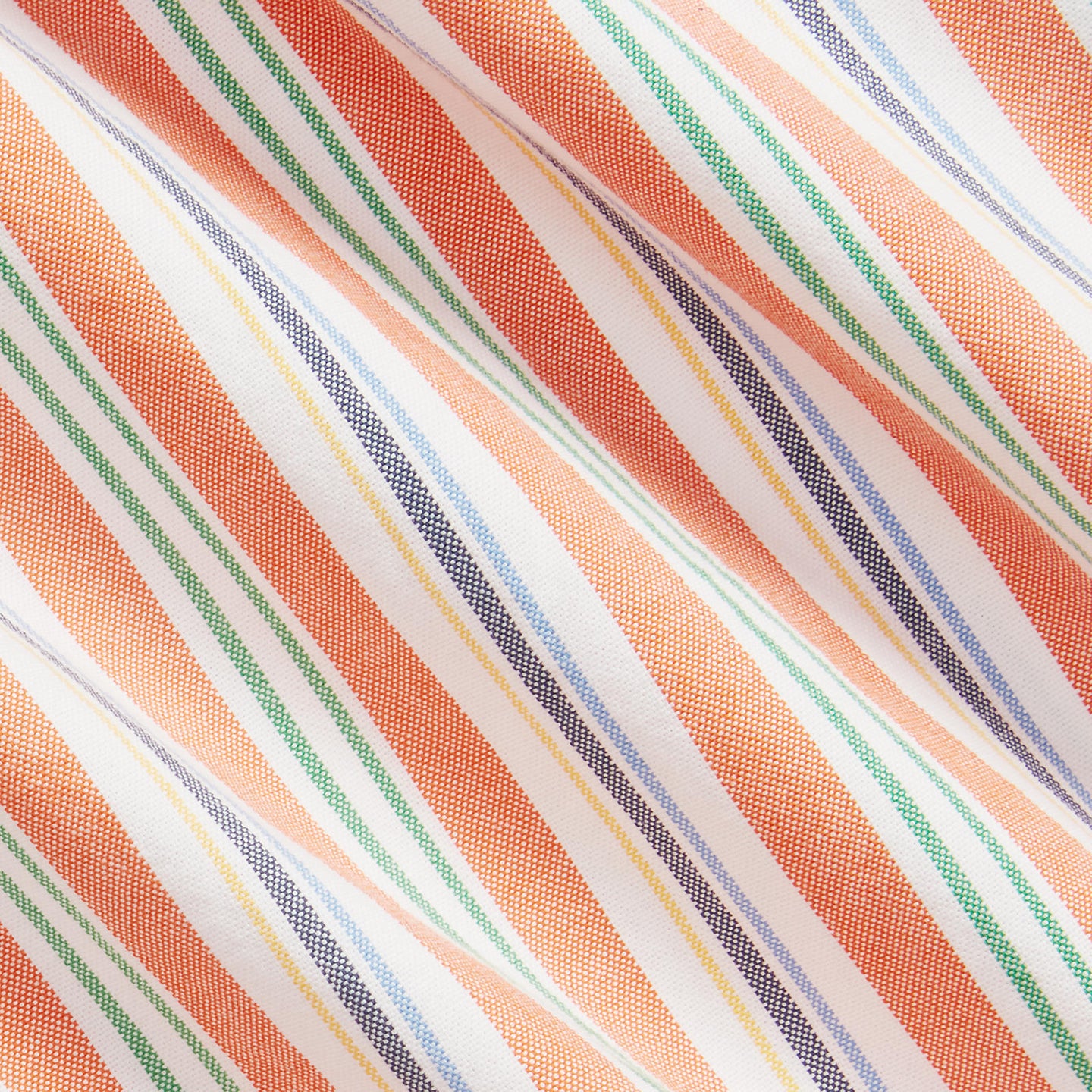 Polo Ralph Lauren - Oxford Shirt - Stripet - Orange, White, Multi