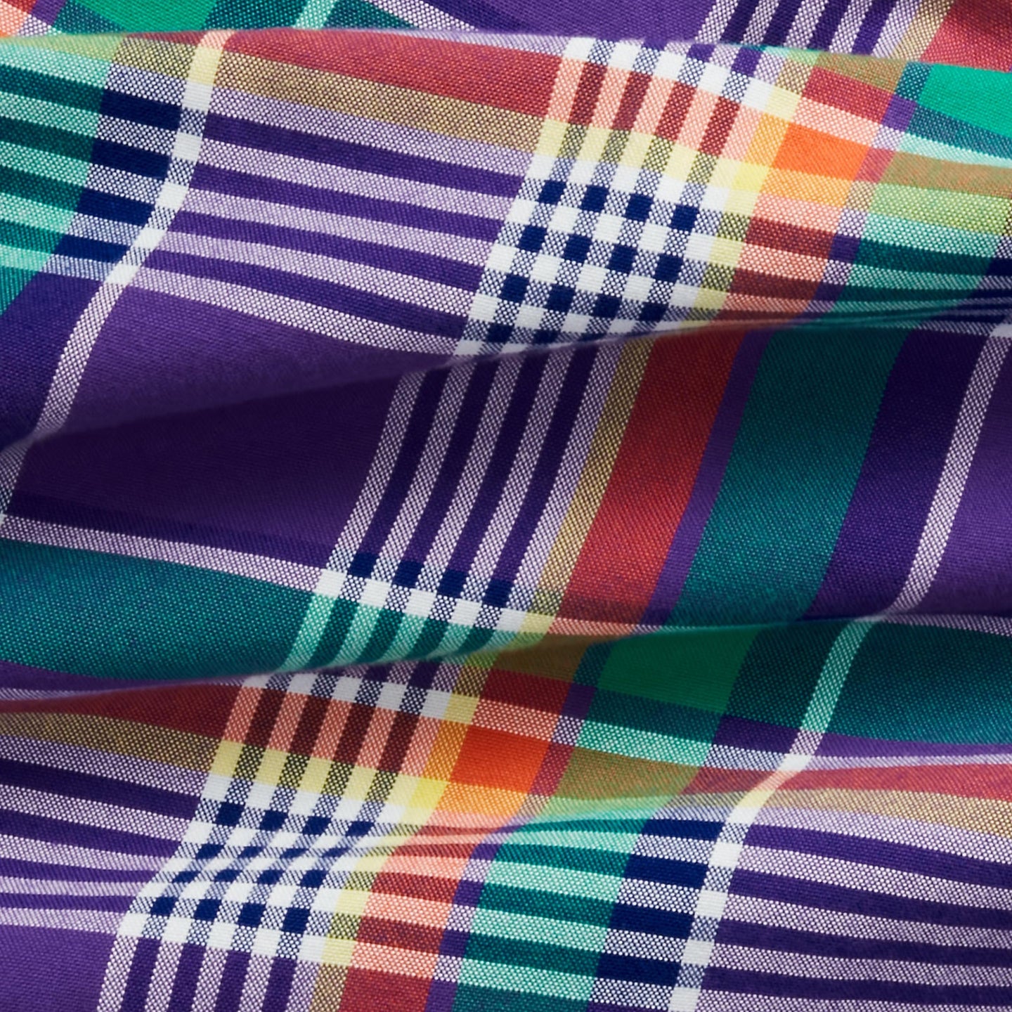Polo Ralph Lauren - Oxford Shirt - Check - Purple, Green Multi