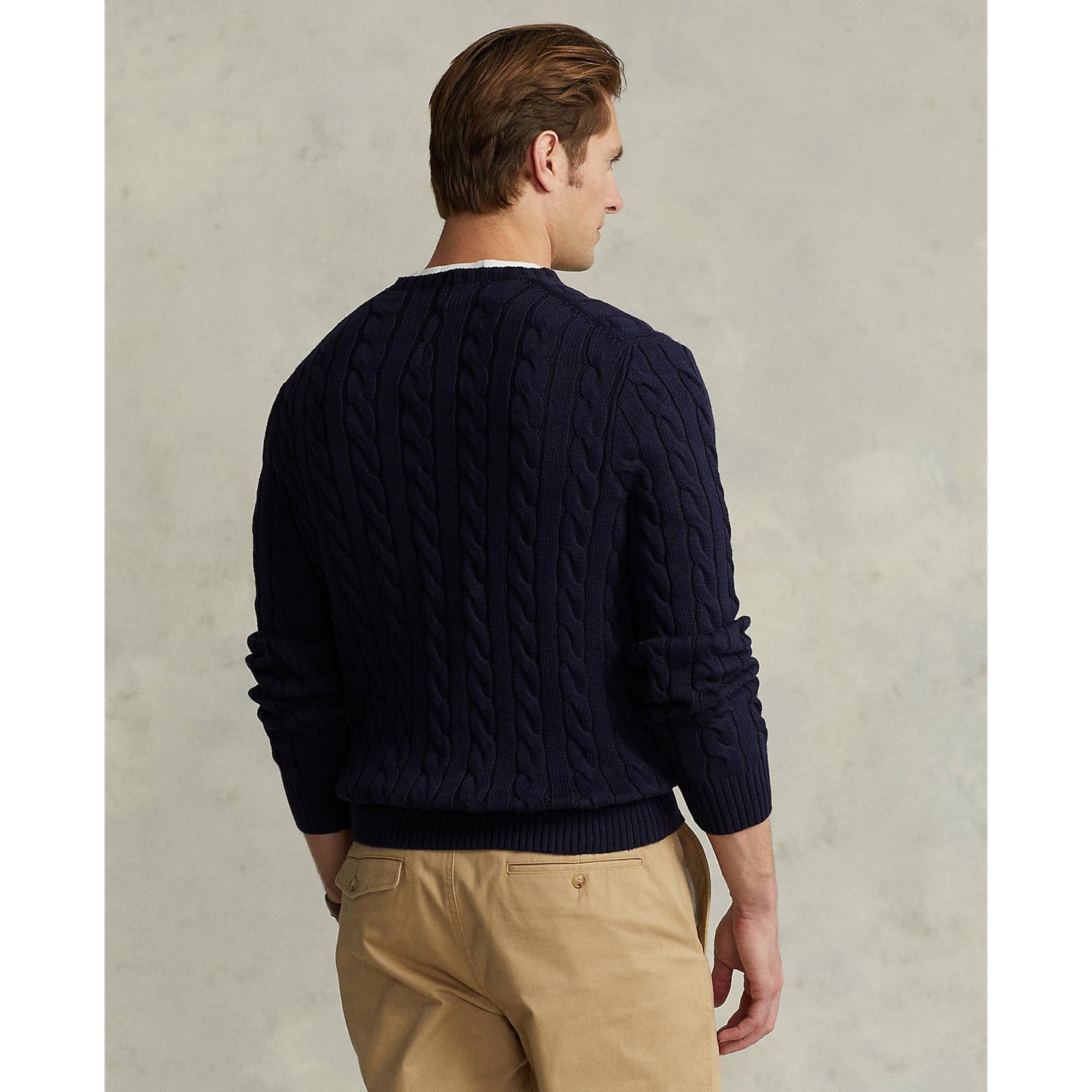 Polo Ralph Lauren - Cable Knit Cotton Sweater - Navy