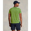 Polo Ralph Lauren - Custom Fit Jersey Crewneck T-Shirt - Stripe - Bright Yellow & Forest Green