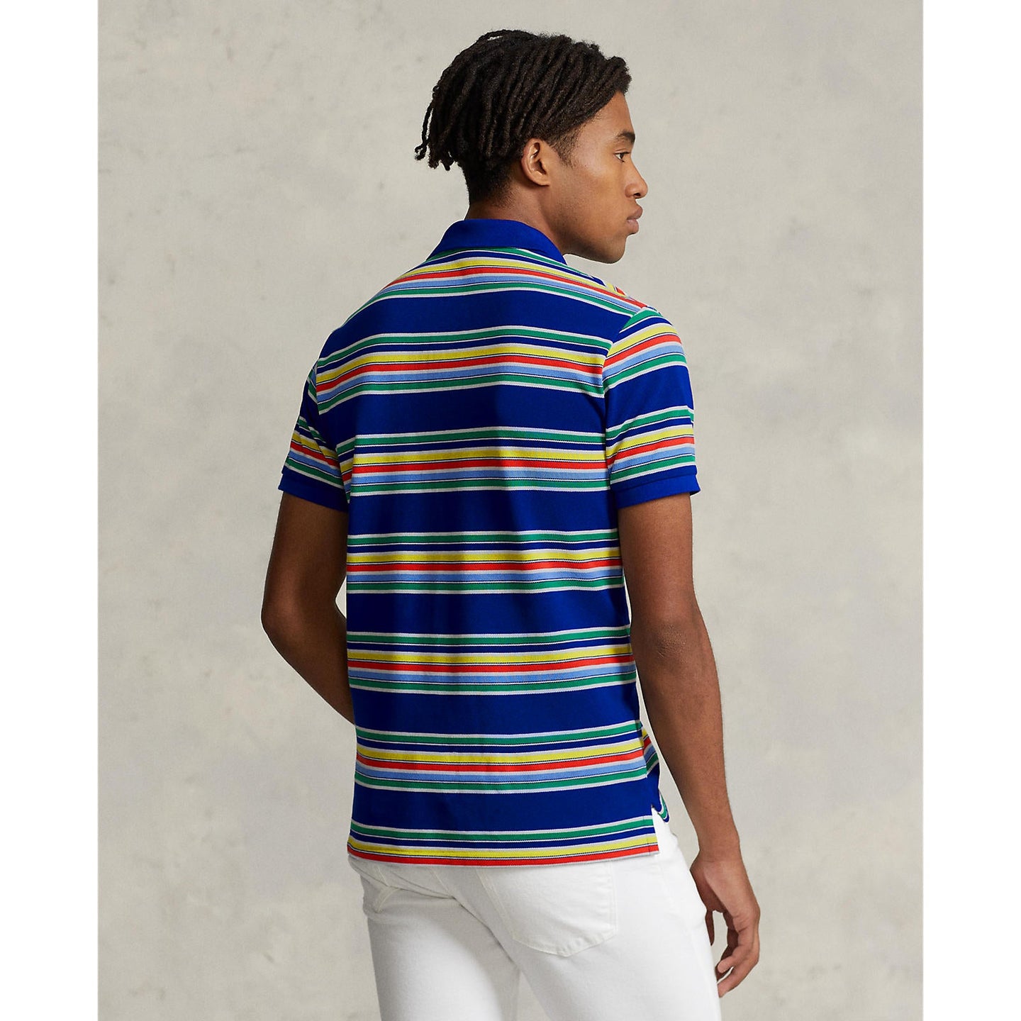 Polo Ralph Lauren - Mesh Polo - Stripe - Heritage Royal Blue Multi