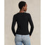 Polo Ralph Lauren - Cable-Knit Cotton V Neck Jumper - Black
