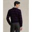 Polo Ralph Lauren - Cableknit Wool/Cashmere Crewneck Sweater - Striped - Navy & Red