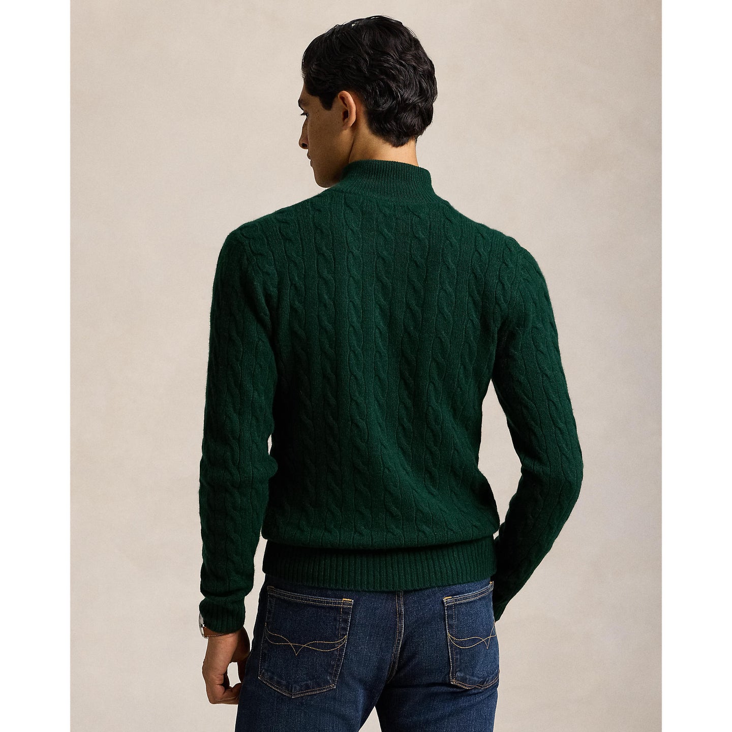 Polo Ralph Lauren - Cable Knit Wool/Cashmere Jumper - Moss Agate