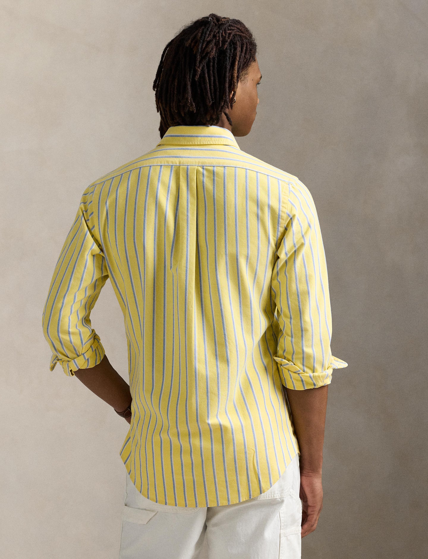 Polo Ralph Lauren - Oxford Shirt - Stripe - Yellow, Blue, White