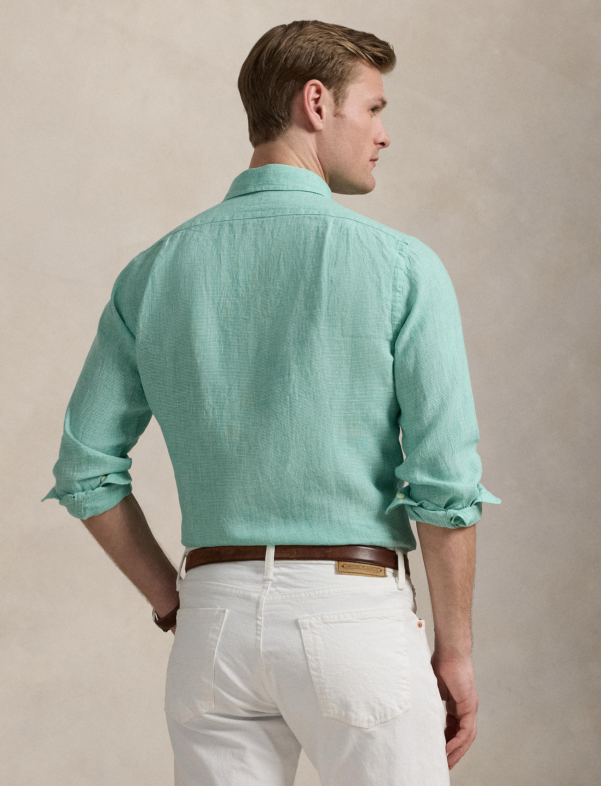 Polo Ralph Lauren - Linen Shirt - Check - Key West White
