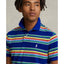 Ralph Lauren - Custom Mesh Polo - Striped - Heritage Royal Blue multi
