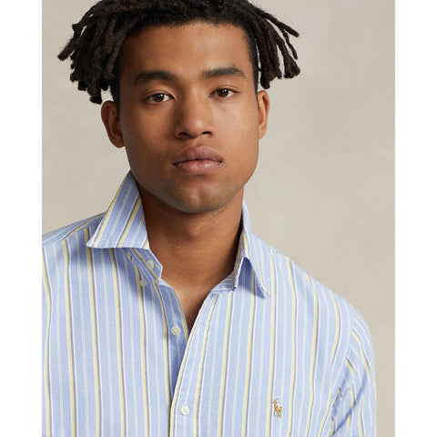 Ralph Lauren - Oxford Shirt - Striped - Blue,Yellow & White