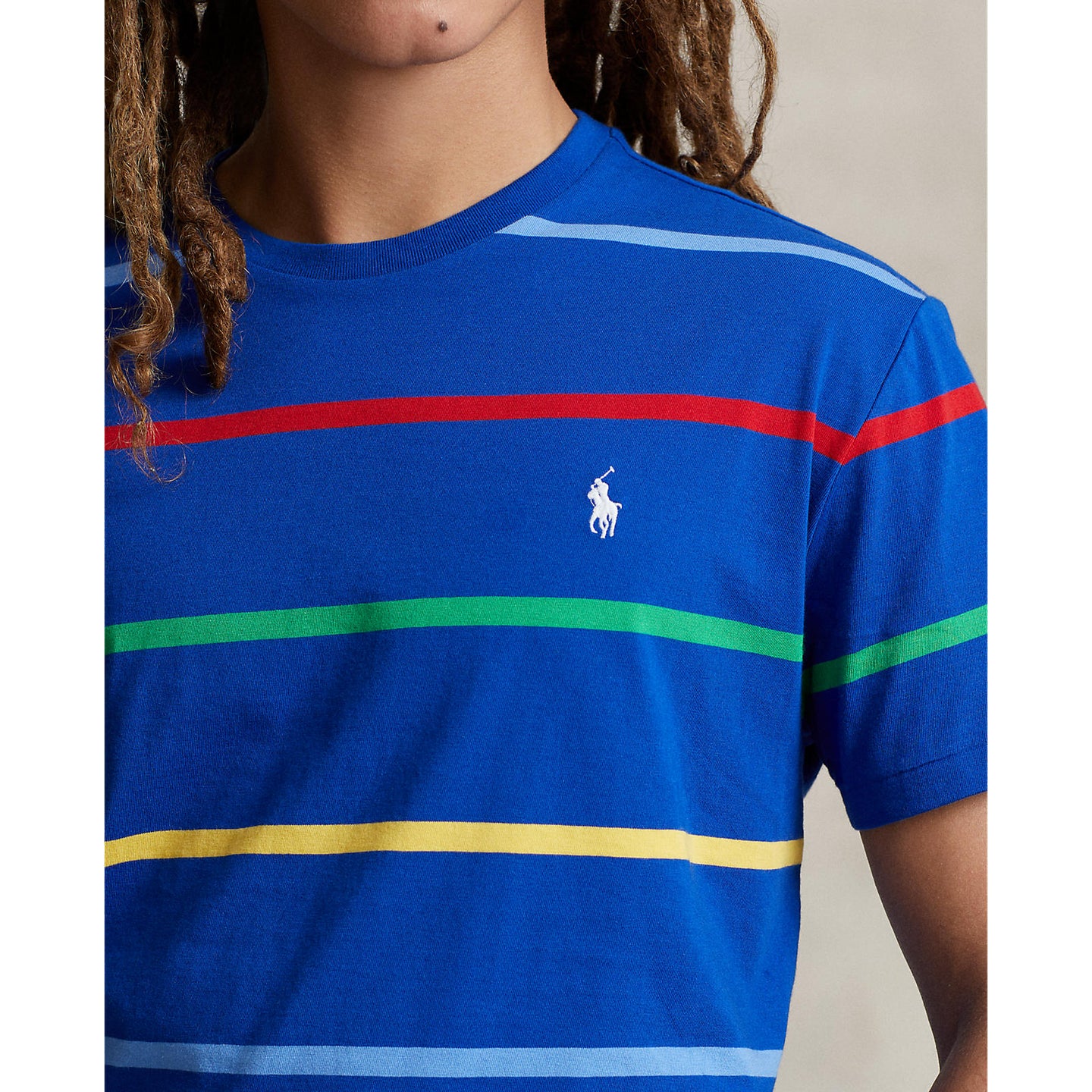 Polo Ralph Lauren Classic Fit Striped Jersey T-Shirt - Sapphire Star Multi