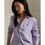 Polo Ralph Lauren - Classic Fit Linen Shirt - Stripe - Purple & White
