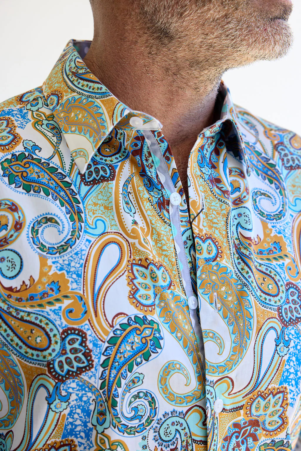 English Laundry - Bristol Paisley Shirt - Mustard