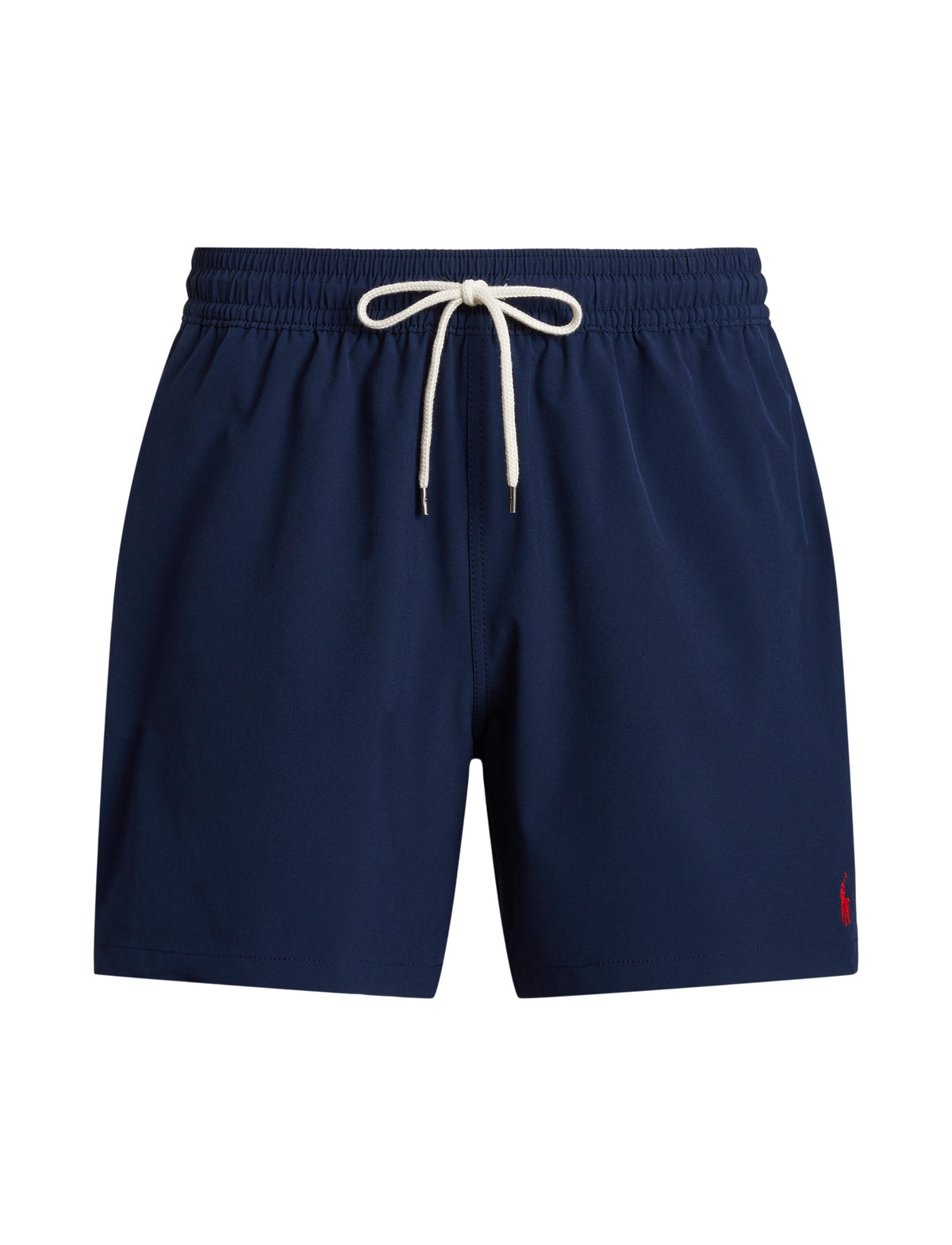 Polo Ralph Lauren - Traveller Classic Swim Trunk - Navy featuring elastic drawstring waistband and classic fit.