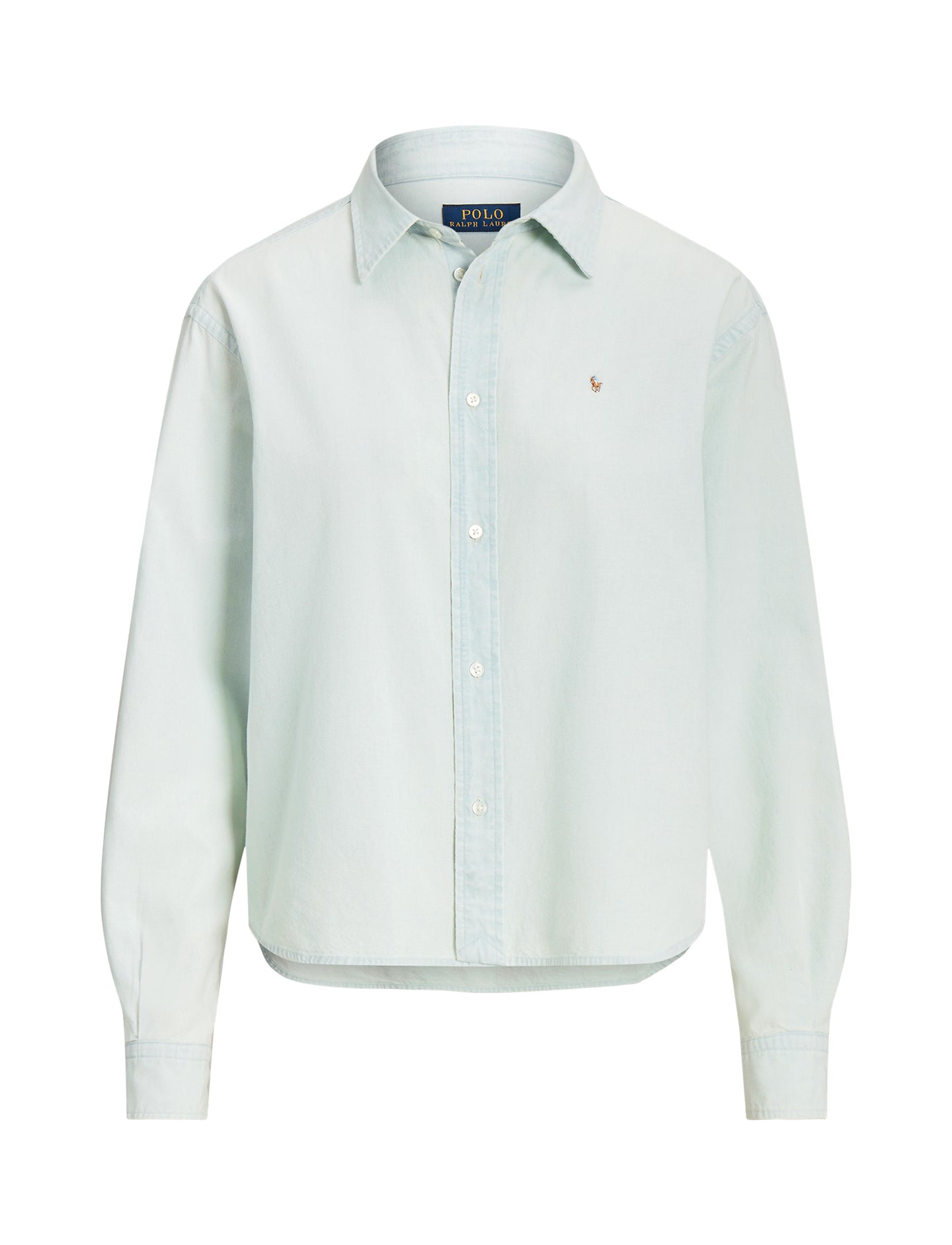 Polo Ralph Lauren - Wide Cropped Chambray Shirt - Chambray