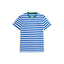 Polo Ralph Lauren - Custom Slim Fit Striped Jersey T-Shirt - Pacific Royal/White