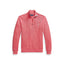 Polo Ralph Lauren - Mesh-Knit Cotton Quarter-Zip Sweater - Red Sky Heather