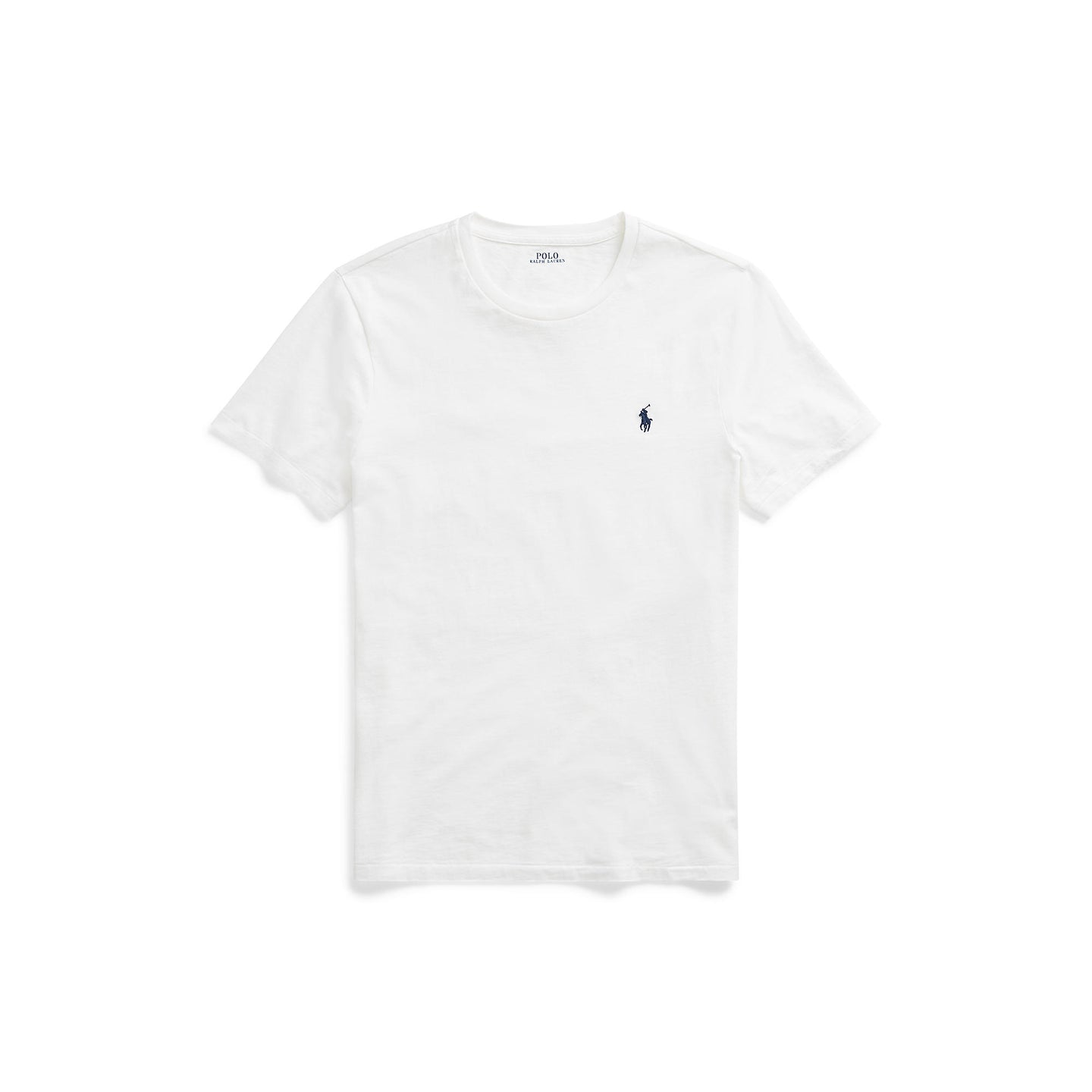 Polo Ralph Lauren - Custom Fit Jersey Crewneck T-Shirt - White