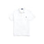 Polo Ralph Lauren Custom Slim Fit Mesh Polo - White with Navy Pony