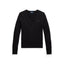 Polo Ralph Lauren - Cable-Knit Cotton V Neck Jumper - Black