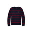 Polo Ralph Lauren - Cableknit Wool/Cashmere Crewneck Sweater - Striped - Navy & Red