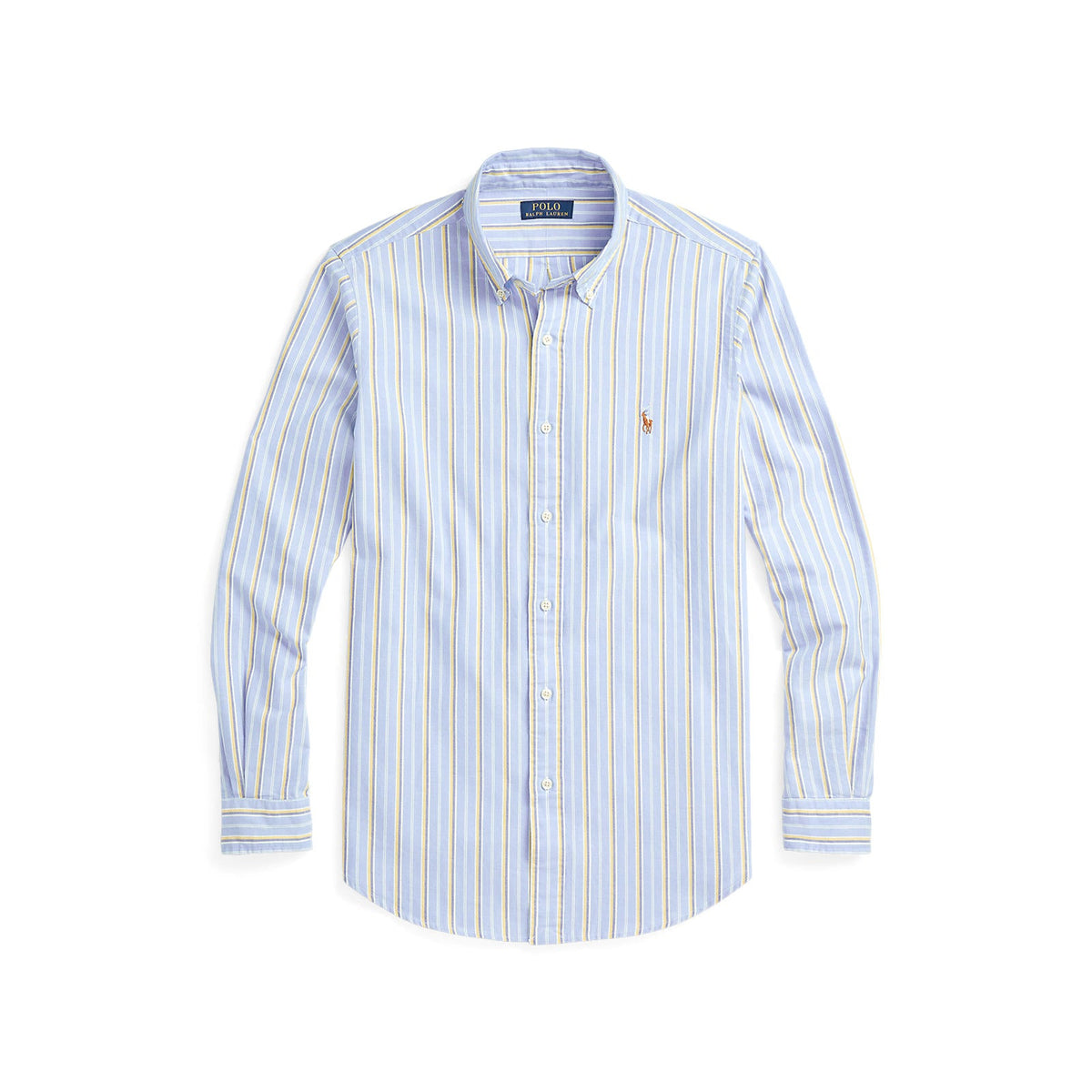 Polo Ralph Lauren - Oxford Shirt - Stripe - Blue, Yellow & White