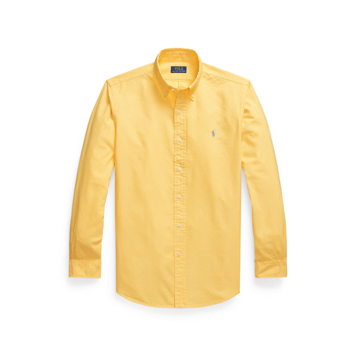 Polo Ralph Lauren Custom Fit Garment Dyed Oxford Shirt - Chrome Yellow
