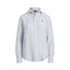 Polo Ralph Lauren - Classic Fit Linen Shirt - Stripe - White & Pond Blue