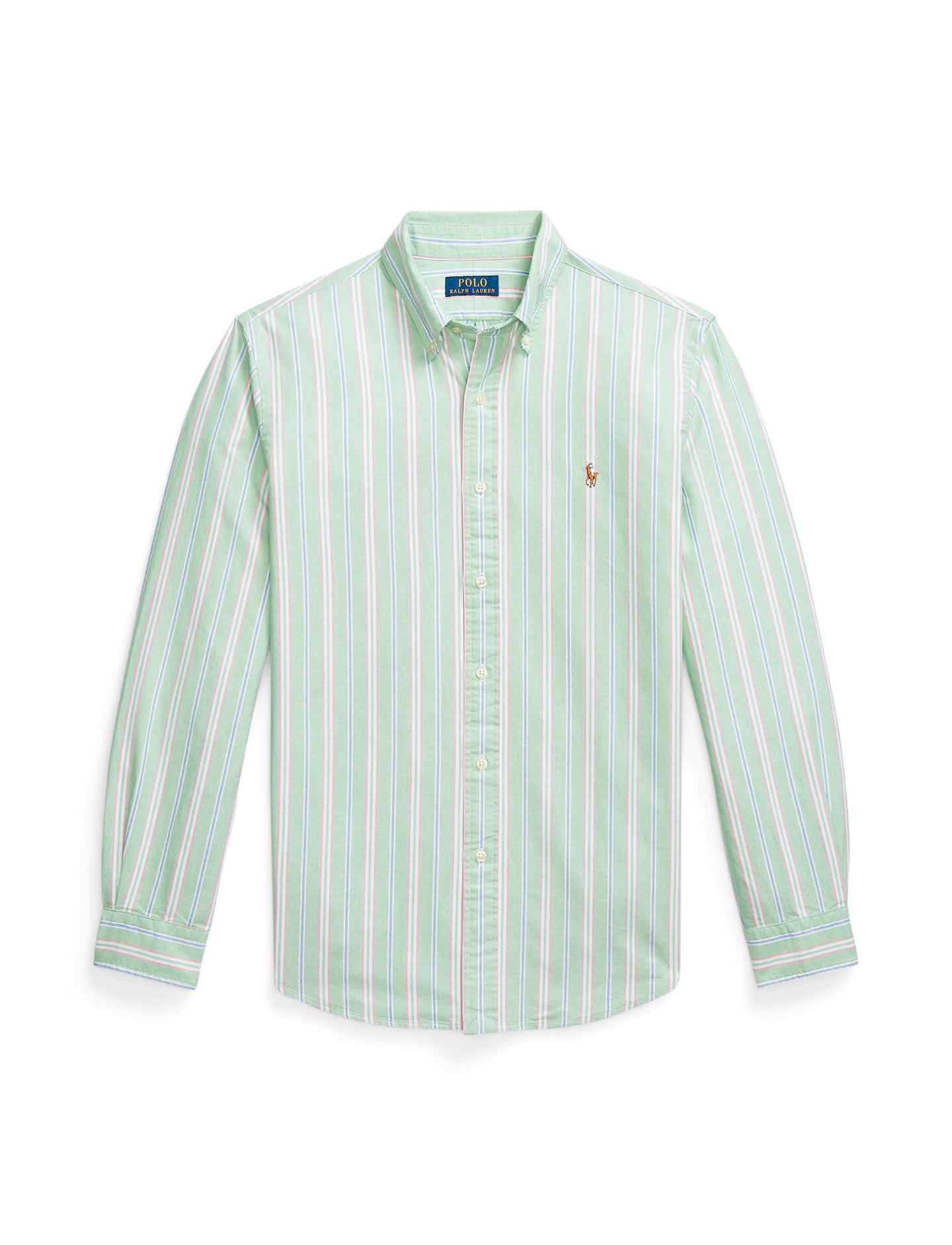 Polo Ralph Lauren - Oxford Shirt - Stripe - Green/White/Pink/Blue