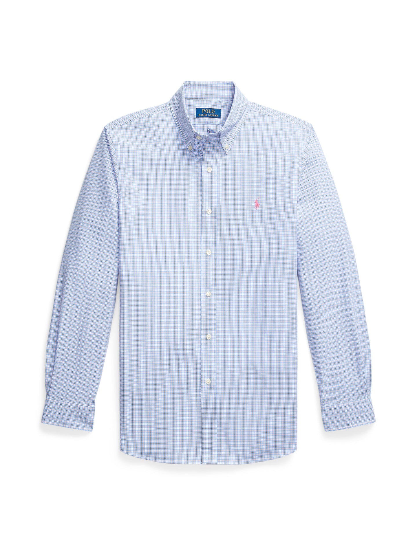 Polo Ralph Lauren - Poplin Stretch Shirt - Check - Blue, Pink Multi