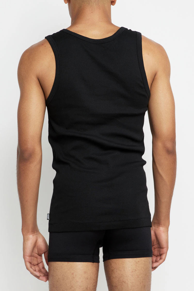Bonds - 4 Pack Chesty Singlets - Black