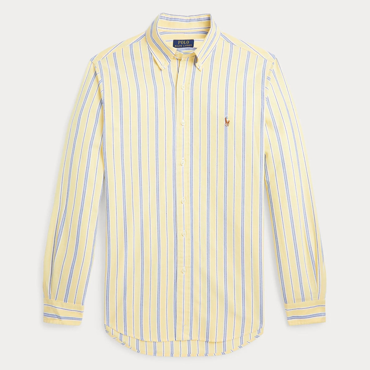 Ralph Lauren - Oxford Shirt - Stripe - Yellow, Blue & White