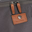 Jekyll and Hide - Shirt & Laundry Travel Bag - Grey close-up of zipper and logo detail.