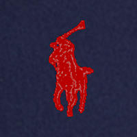 Polo Ralph Lauren - Traveller Classic Swim Trunk - Navy logo in red on navy background.