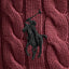 Polo Ralph Lauren - Cotton Cable Knit Crewneck Jumper - Prune Juice