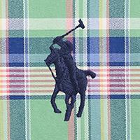 Polo Ralph Lauren - Custom Fit Tattersall Oxford Shirt - Multi Green/Pink