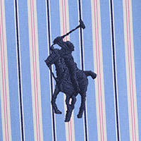 Polo Ralph Lauren - Poplin Stretch Business Shirt - Stripe - Blue, Pink Multi
