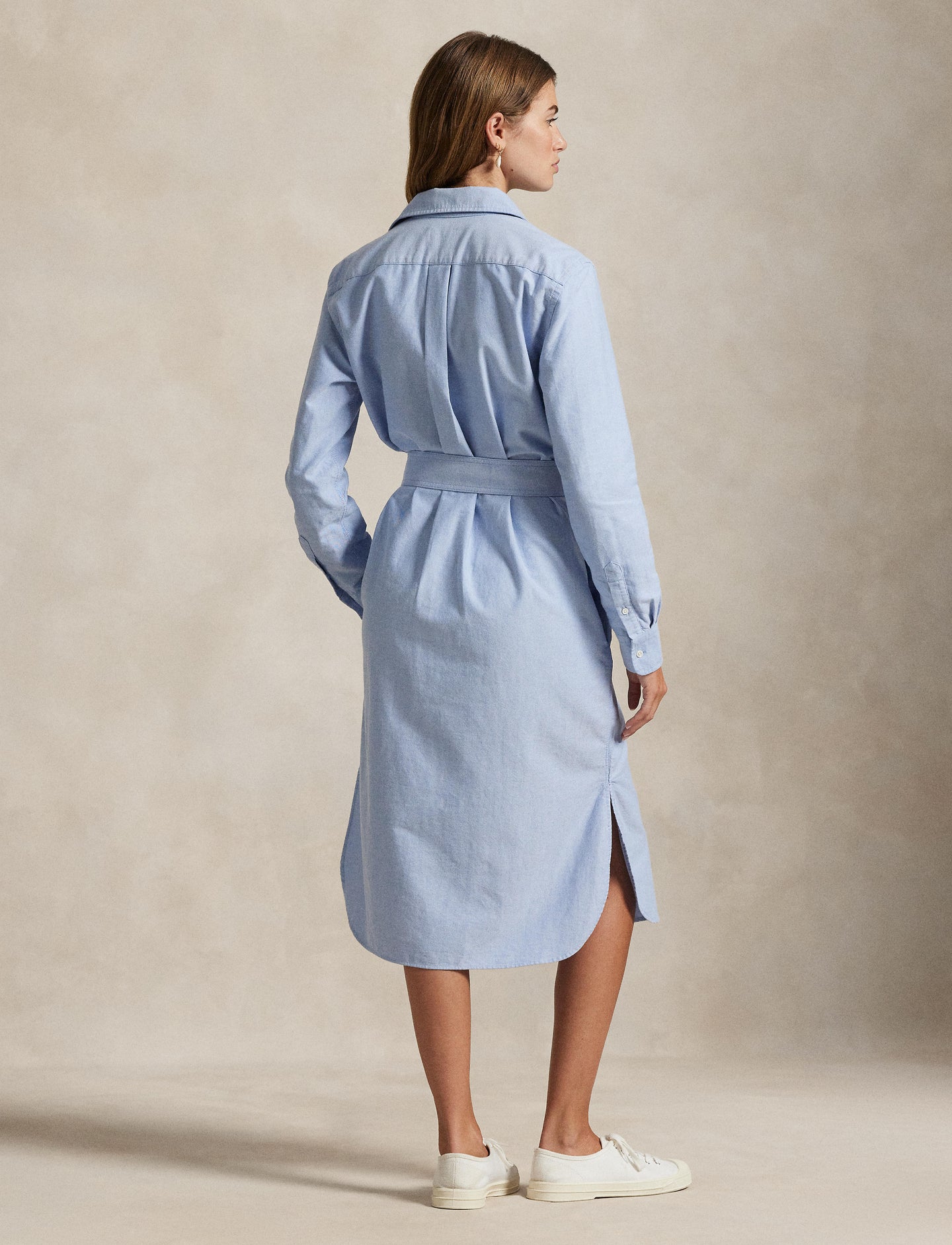 Polo Ralph Lauren - Belted Oxford Shirtdress - Blue