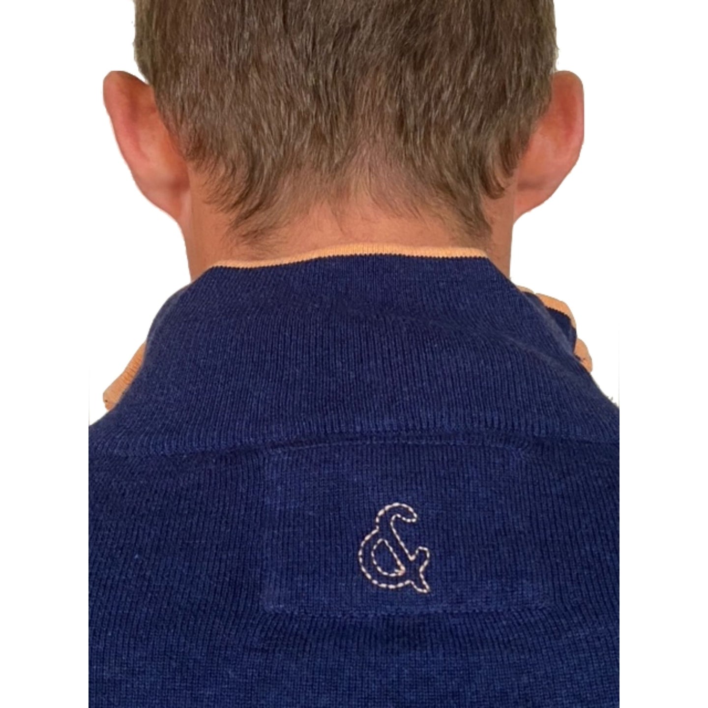 Colour-and-sons-Cotton-Zip-Neck-midnight
