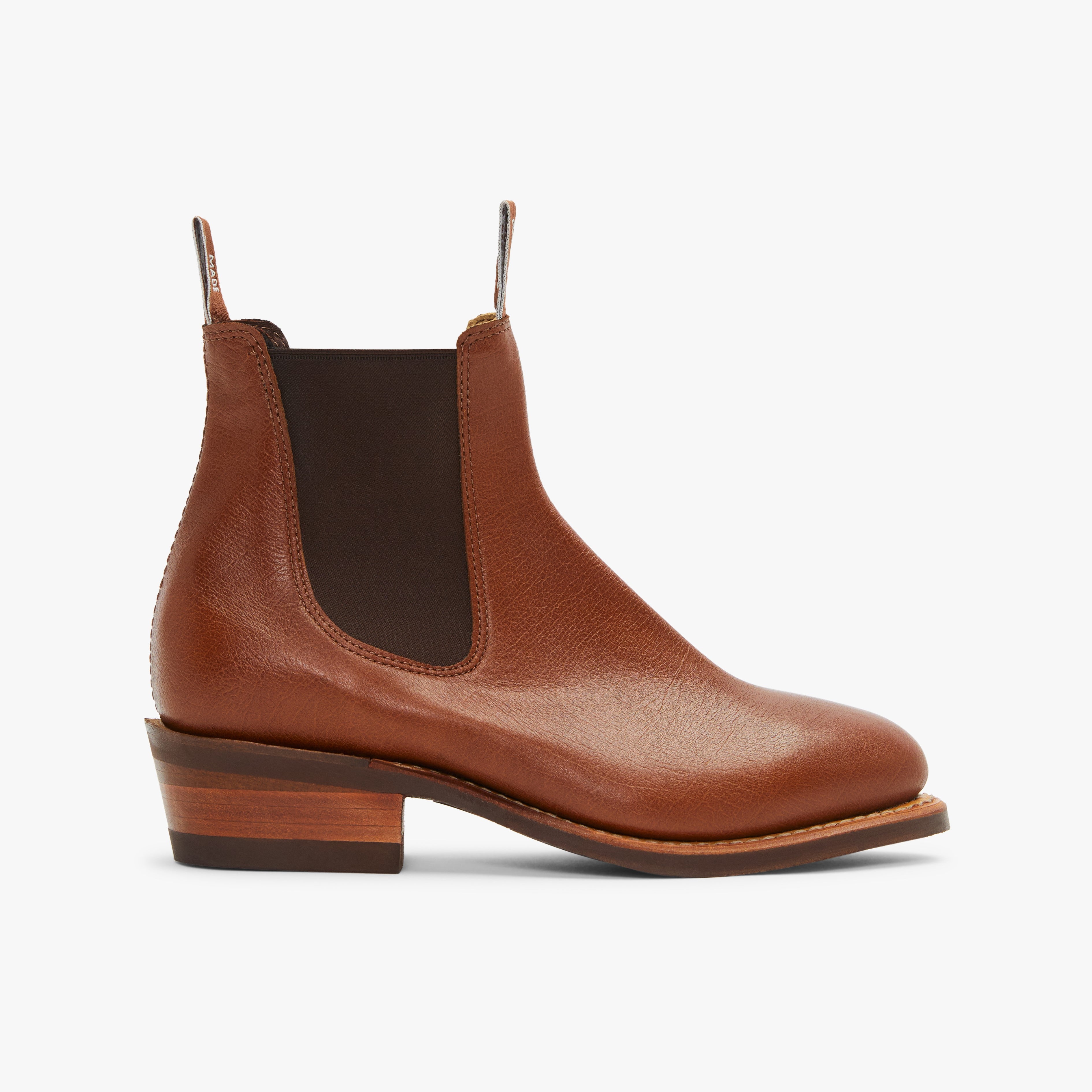 Comfort Lady Yearling Raw Edge Kangaroo Tanbark