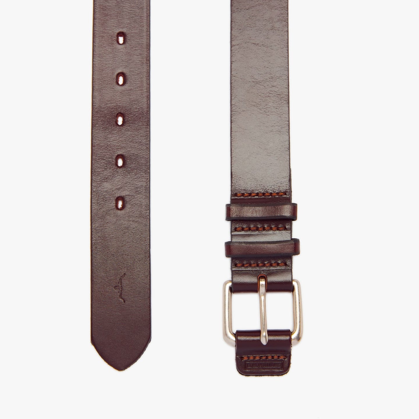 R.M.Williams - Covered Buckle Belt - Chestnut
