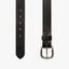 R.M.Williams - Traditional Belt - Brushed Metal Buckle - Black