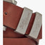 R.M.Williams - Drover Belt - Brushed Nickel Buckle - Dark Tan