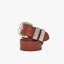 R.M.Williams - Drover Belt - Brushed Nickel Buckle - Dark Tan