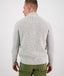 Swanndri - Chalky Island Waffle Jumper - Silver