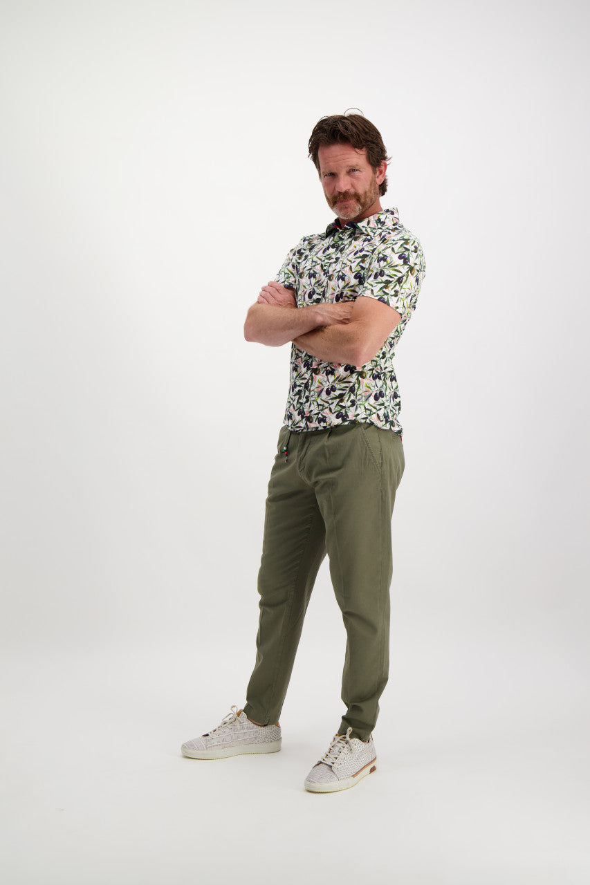 A Fish Named Fred - Casual Chino - Peached Twill - Sage Green