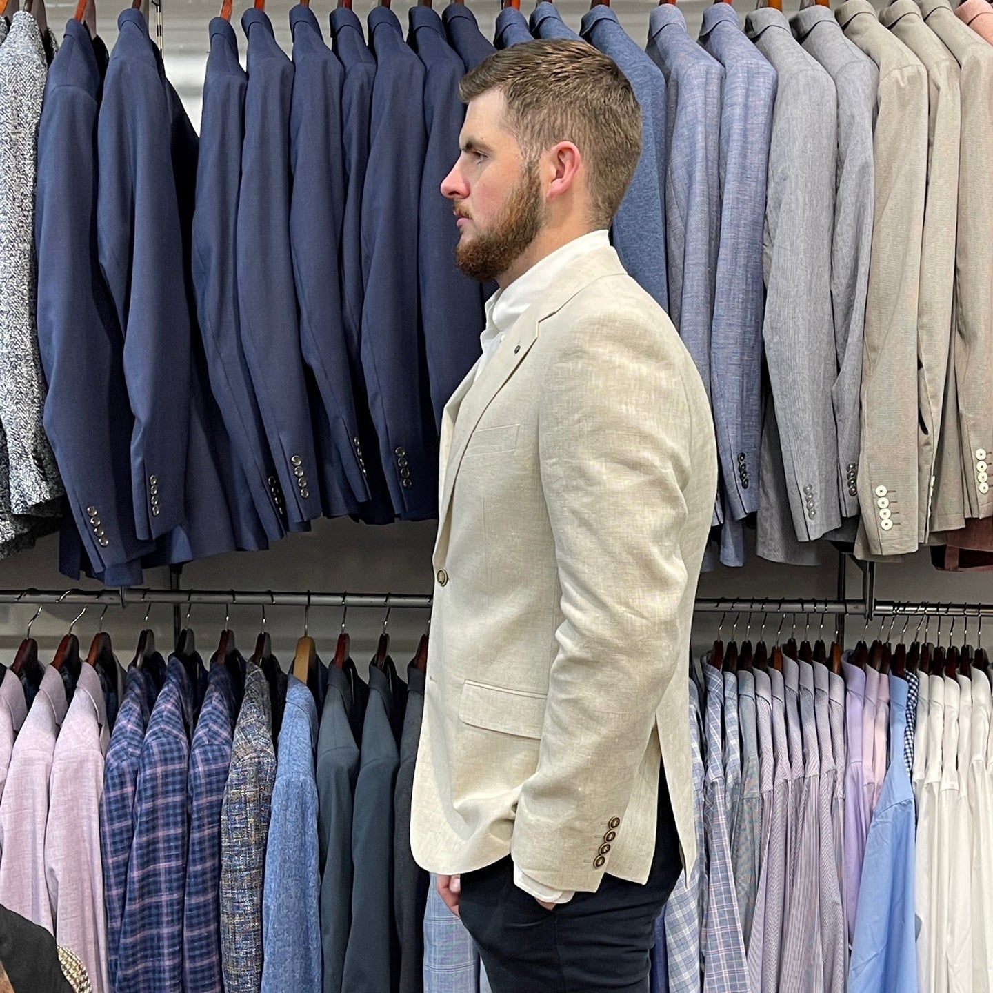 Daniel Hechter - Linen Blazer - Natural