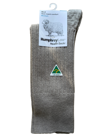 Humphrey Law - Wool Health Sock - Antelope
