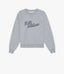 R.M.Williams - Womens Script Crew Neck Fleece - Grey-Blue