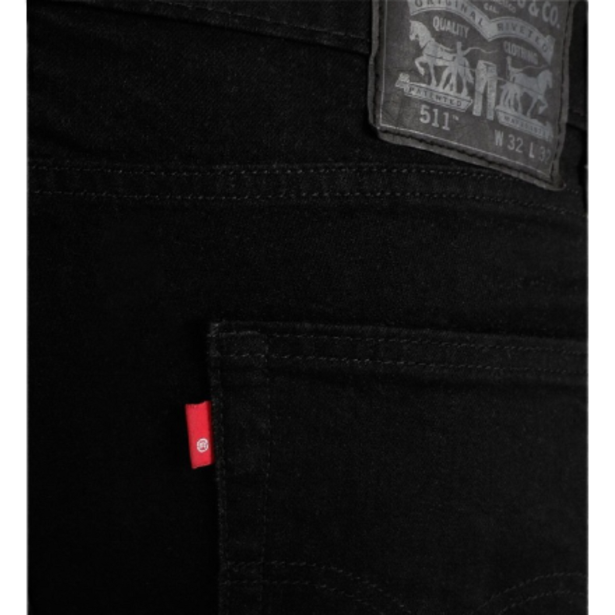 Levi - 511 Red Tab Jean - Slim Fit - Native Cali Black